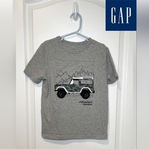 GAP Kids Adventure Tee T-shirt Small Gray